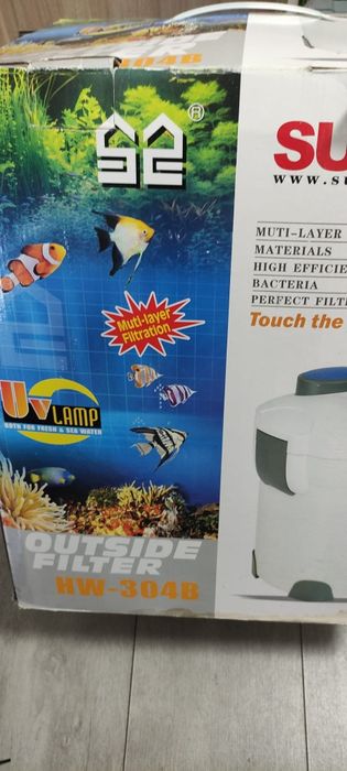 Filtru extern SUNSUN HW-304B (UV 9W) + SUNSUN HW-303A (SIGILATE)
