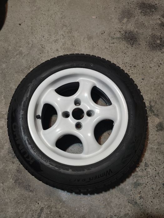 Set Logan Jante Aliaj 15" — Prindere 4x100 — Dezent / Alu-Design 7.25J ET35 — CB 63.4 (Inele 60.1) cu anvelope 185 65 15 iarnă
