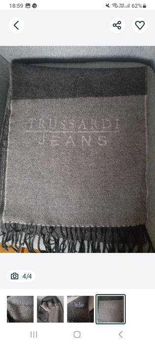Fular Trussardi,lana 100%, 90 lei