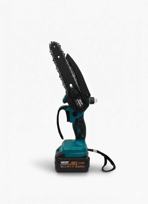 Mini Drujbă Brushless 6 inch, 2 Acumulatori 4Ah, sistem ungere, trusa