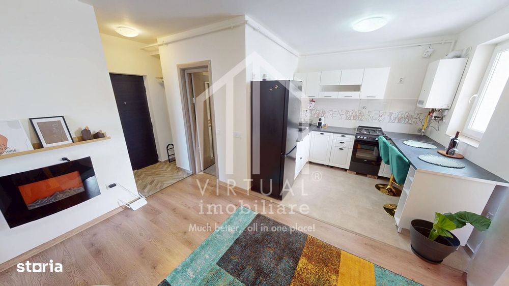 Apartament cu 2 camere, 36mp utili+terasa 38mp, parcare, Turnisor