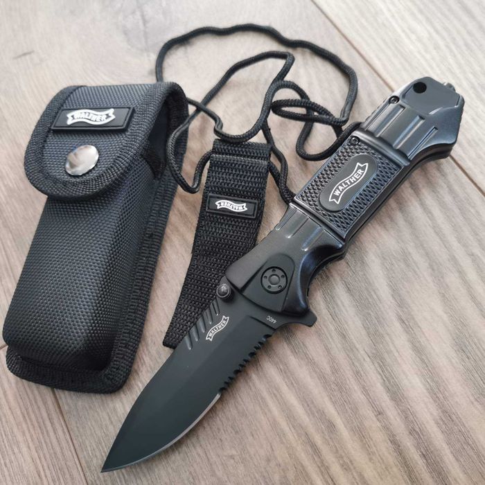 Сгъваем нож Walther BTK  с калъф Black Tac Knife