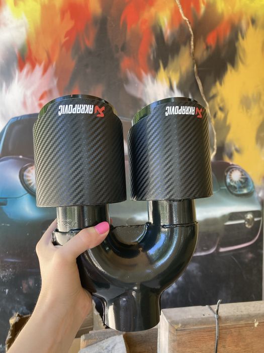 Накрайници Акрапович 100мм, ауспух, генерация, akrapovic,накрайник bmw