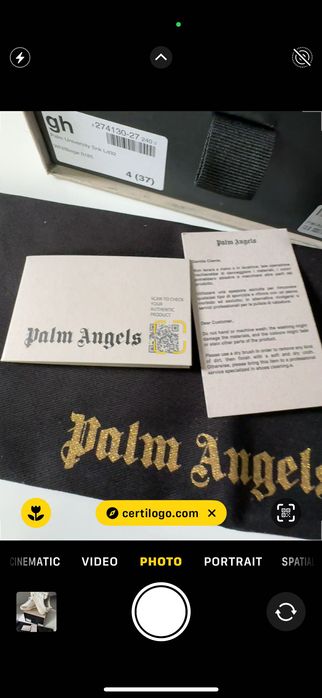 Оригинални кецове Palm Angels, нови