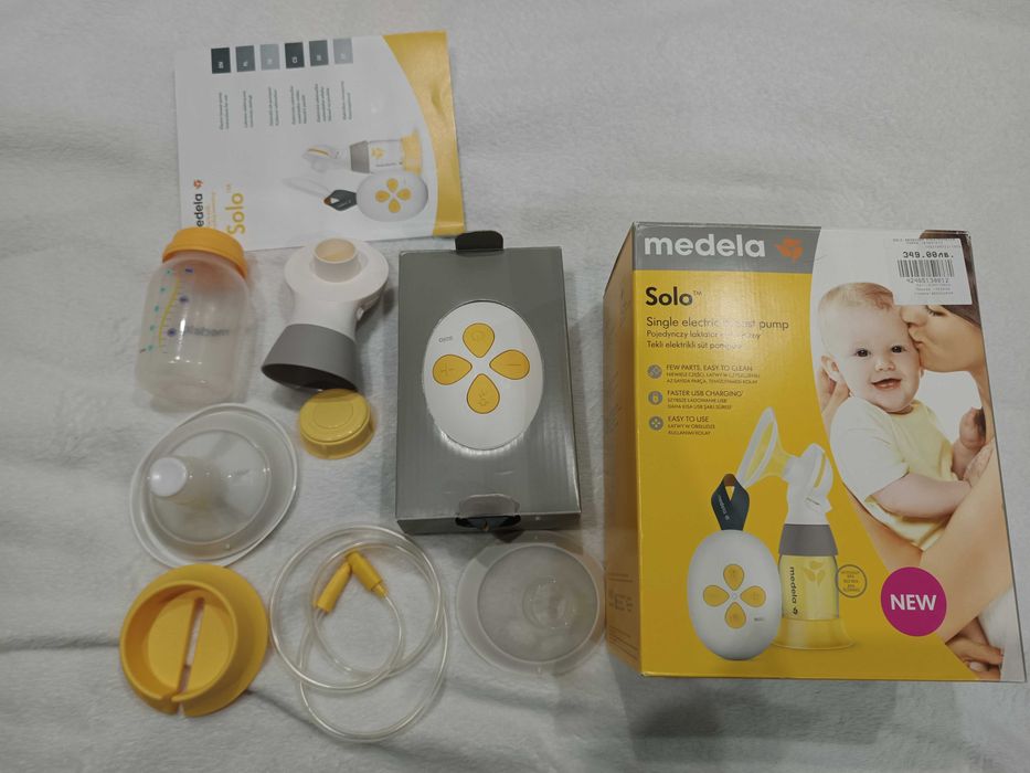Помпа за кърма Medela, hands free чашки, фунии, шишета, система calma + подарък