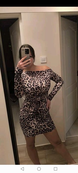 Rochie leopard XL noua disponibila