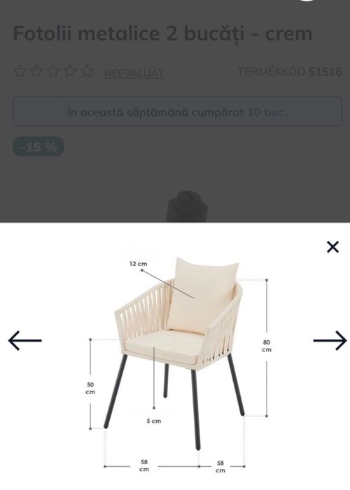 Scaune NOI, 270 lei, pret achitie 420 lei
