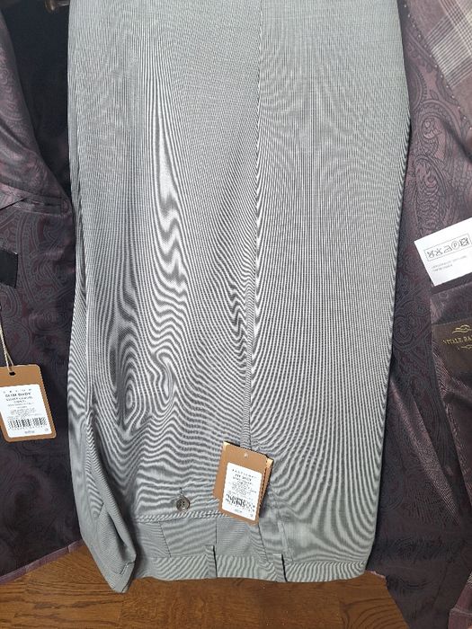 Costum lână Bigotti 54/1, slim body, smart casual