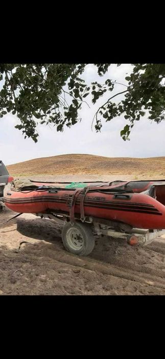 Продается комплектом лодка, прицеп, мотор