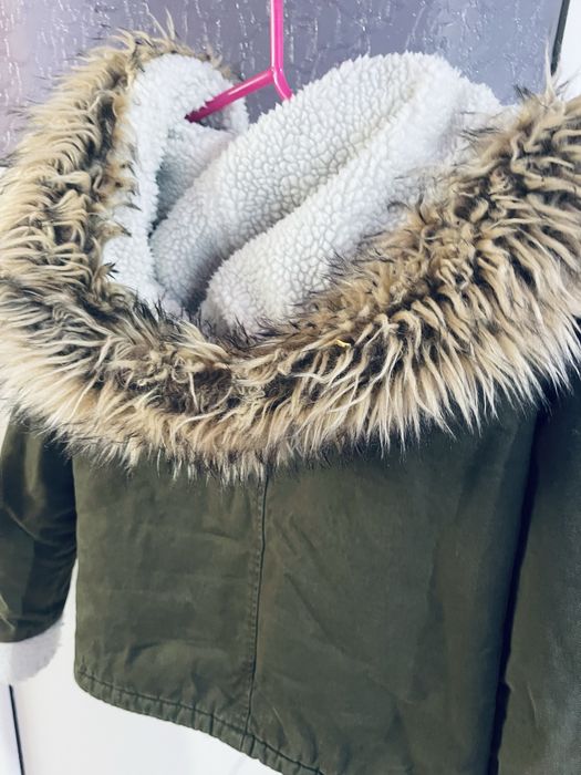 Страхотно Зимно Яке (парка) в зелено - М