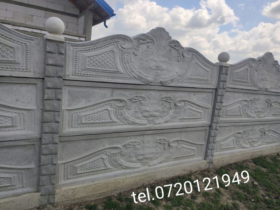 Gard beton din placi la alegere din cea mai diversa oferta