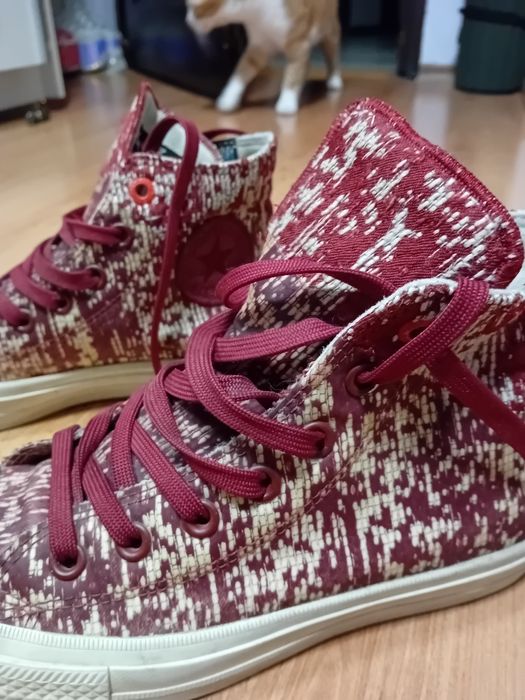 Converse червени кецове