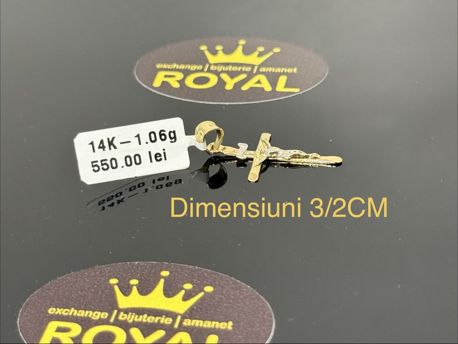 Bijuteria ROYAL : Pandantiv AUR 14K / 1.06 GR