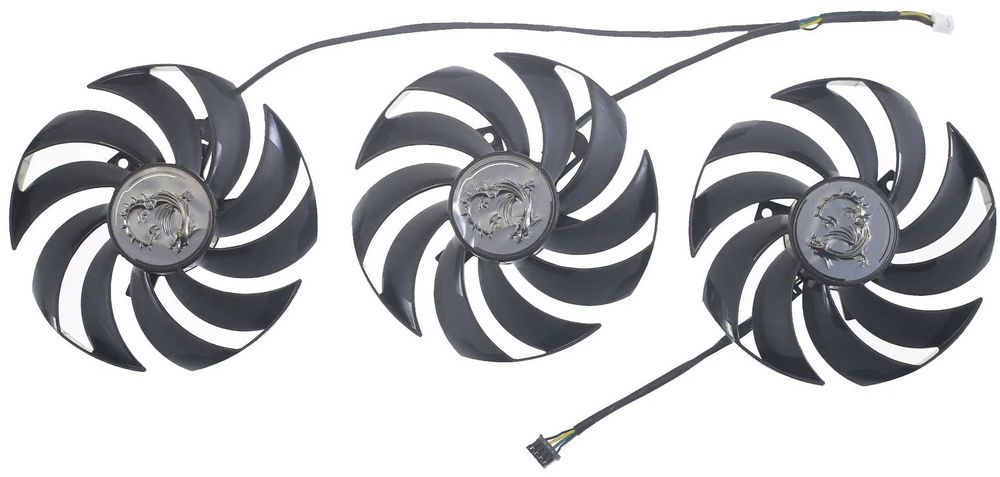 Вентилатори за видео карта MSI RTX 3050, 3060 Ti 3070 Ti 3080, 3090