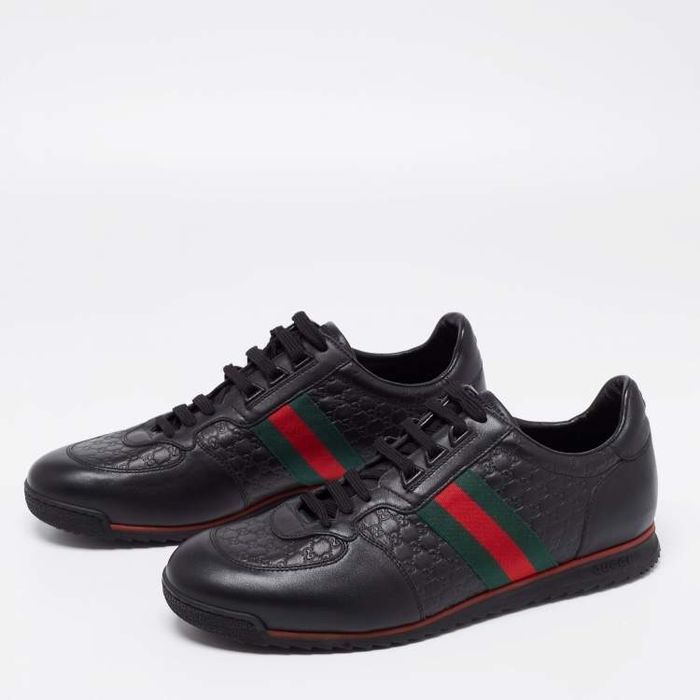 Gucci black sneakers marimea 40 1/2 G