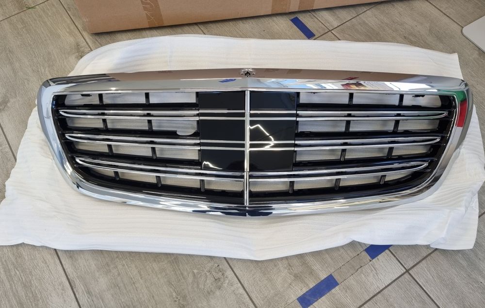 W222 решетка S63 S65 AMG Maybach Предна маска facelift Mercedes brabus