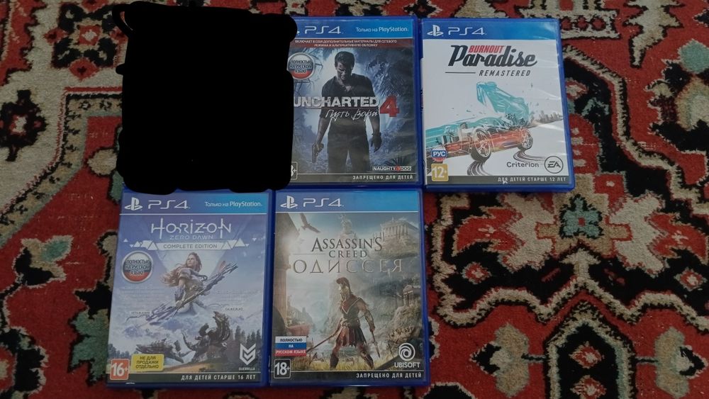 Продаю диски на пс 4 в отличном состоянии