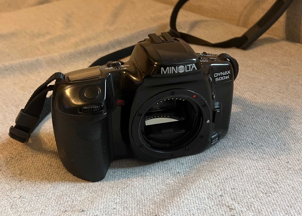 Aparat foto Minolta Dynax 500si body film montura A
