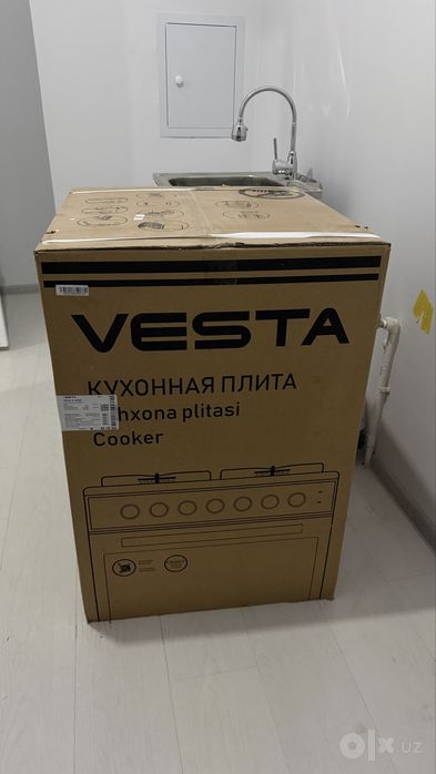 Новая газовая плита VESTA Vesta G AGM (4 конфорки)