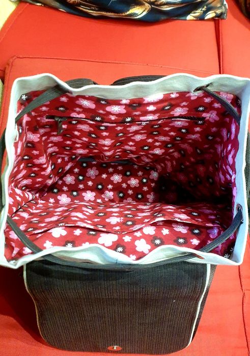 Дамска раница от плат