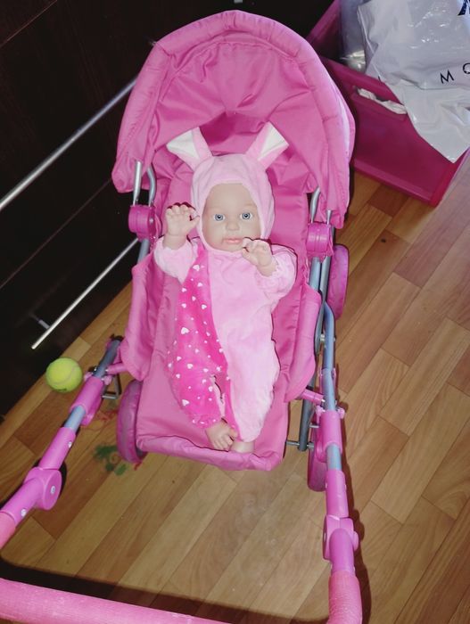 Кукла с коляской для девочек