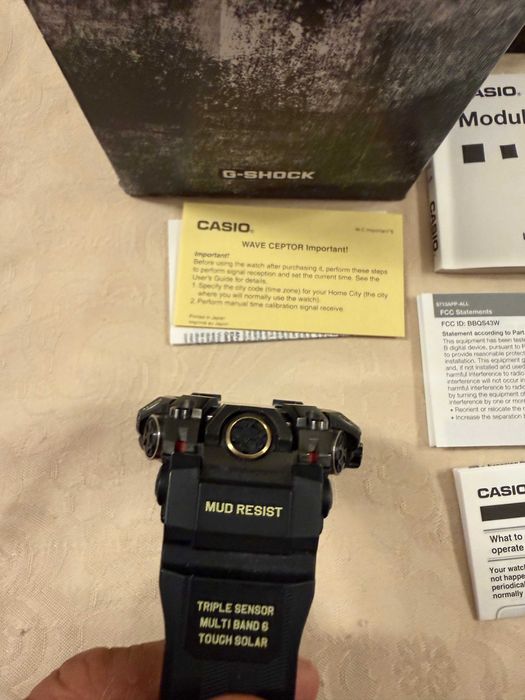 Мъжки часовник Casio G-Shock MUDMASTER - GWG-B1000-1AER