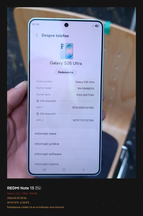 Samsung S 26 ultra 512 gb