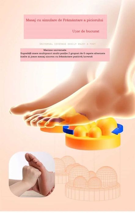 Aparat ortosan de masaj picioare, Gambe si Tălpi, 3 Viteze,PRET FIX