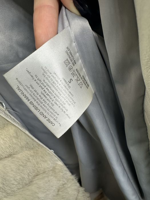 Руски дълъг елек от дива лисица, 100% кожа, отлично състояние,S размер