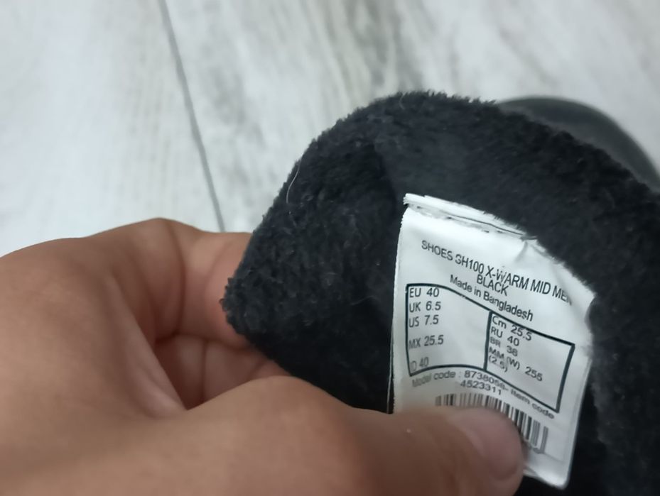 Adidași Ghete iarna, drumeție