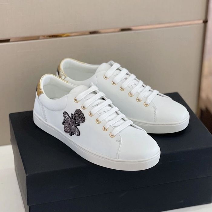 D&G Sneaker / White / Beige