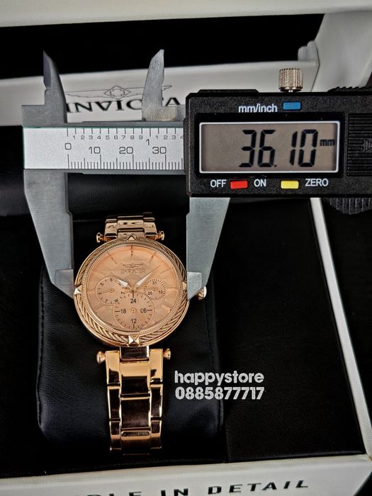 INVICTA Eterna Rose gold 36 mm, нов дамски часовник