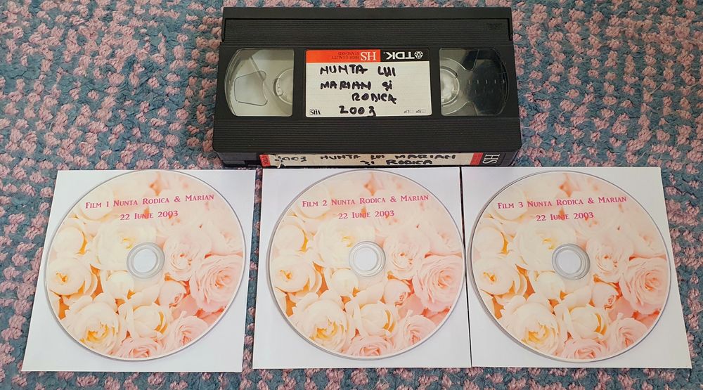 Transfer casete Vhs și MiniDv în format digital