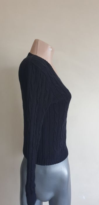 POLO Ralph Lauren Cable Pima Cotton V - Neck M ОРИГИНАЛ Дамски Пуловер