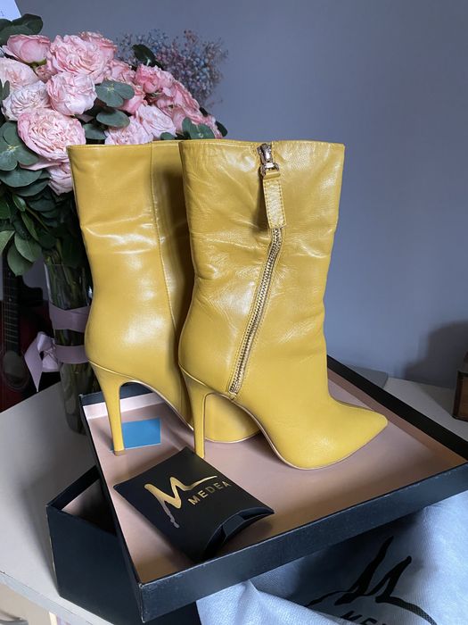 Подусапожки кожанные