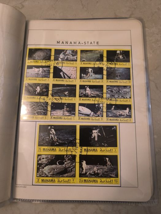 Colecție Timbre Rare Tematică Spațială - Ajman & Manama
