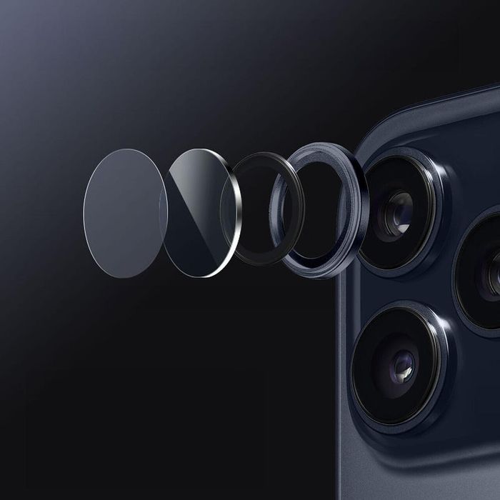 Стъклени рингове за камера за apple iphone 17 pro