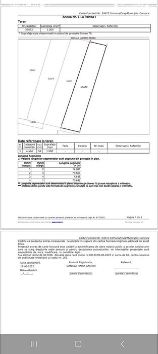 Teren de vânzare – Corunca Zona Valea Iubirii Coordonate GPS: 46.509002, 24.641028