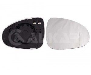 Geam oglinda exterioara VW Touareg (7p5) 04.2010-07.2014/06.2014-06.2018; dreapta, crom, incalzita, asferica, 7P6857522C, 7P6-857-522-C