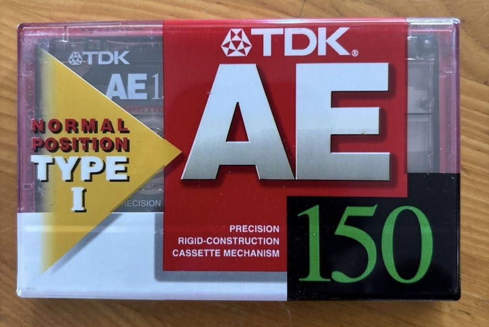 Кассета TDK 150-120 япония . Аудиокассеты новые
