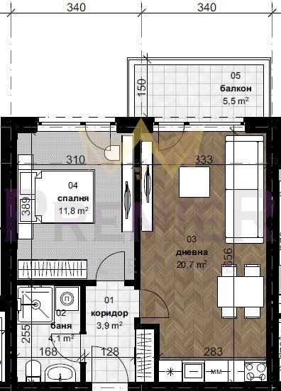 Продава се Двустаен апартамент в к.к. Св.Св. Константин и Елена - 68 кв.м за 1839 €/кв.м - Снимка #6