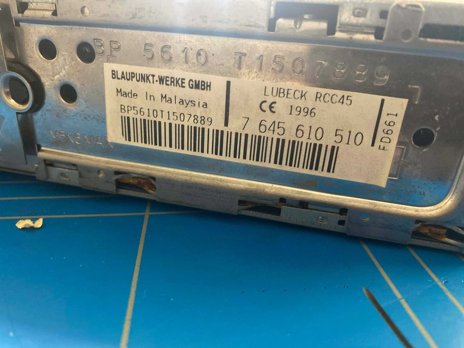Radio casetofon Blaupunkt Lubeck RCC45