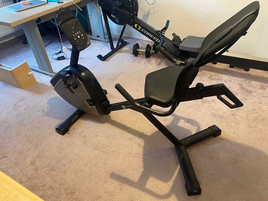 Bicicletă fitness Domyos Seat (cu scaun — poziție orizontală)