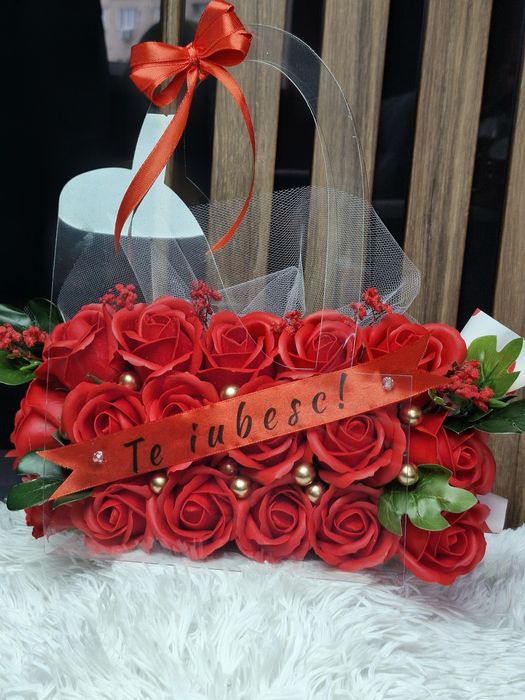 Buchet trandafiri de săpun/ buchet flori