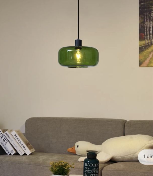 3 lustre de sticla model retro