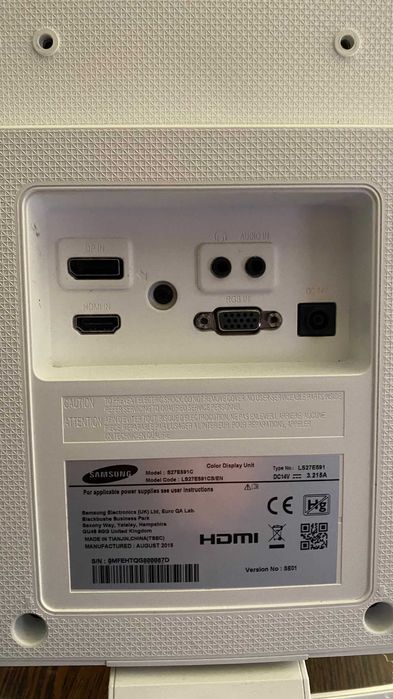 Monitor Samsung 27'' curbat
