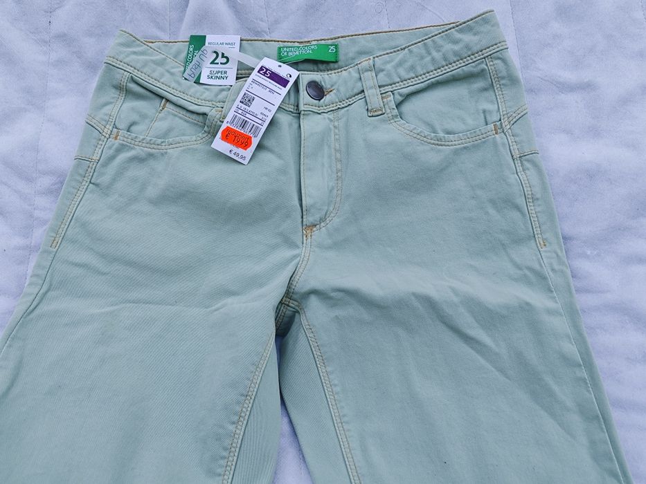 Blugi Skinny  United Colours of Benneton 25 NOI Verde Verzi NOI