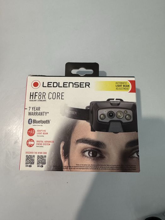 Lantera frontala Ledlenser  HF8R core black 1600Lm