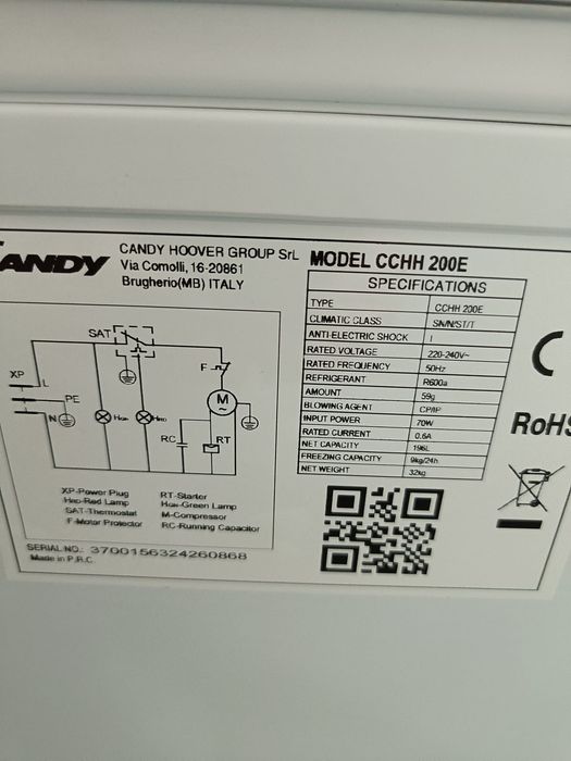 Lada frigorifica foarte puțin folosita