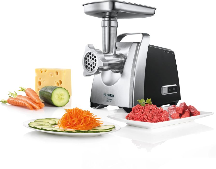 Мясорубка ProPower 2200 W Чёрный, хром Bosch MFW68680